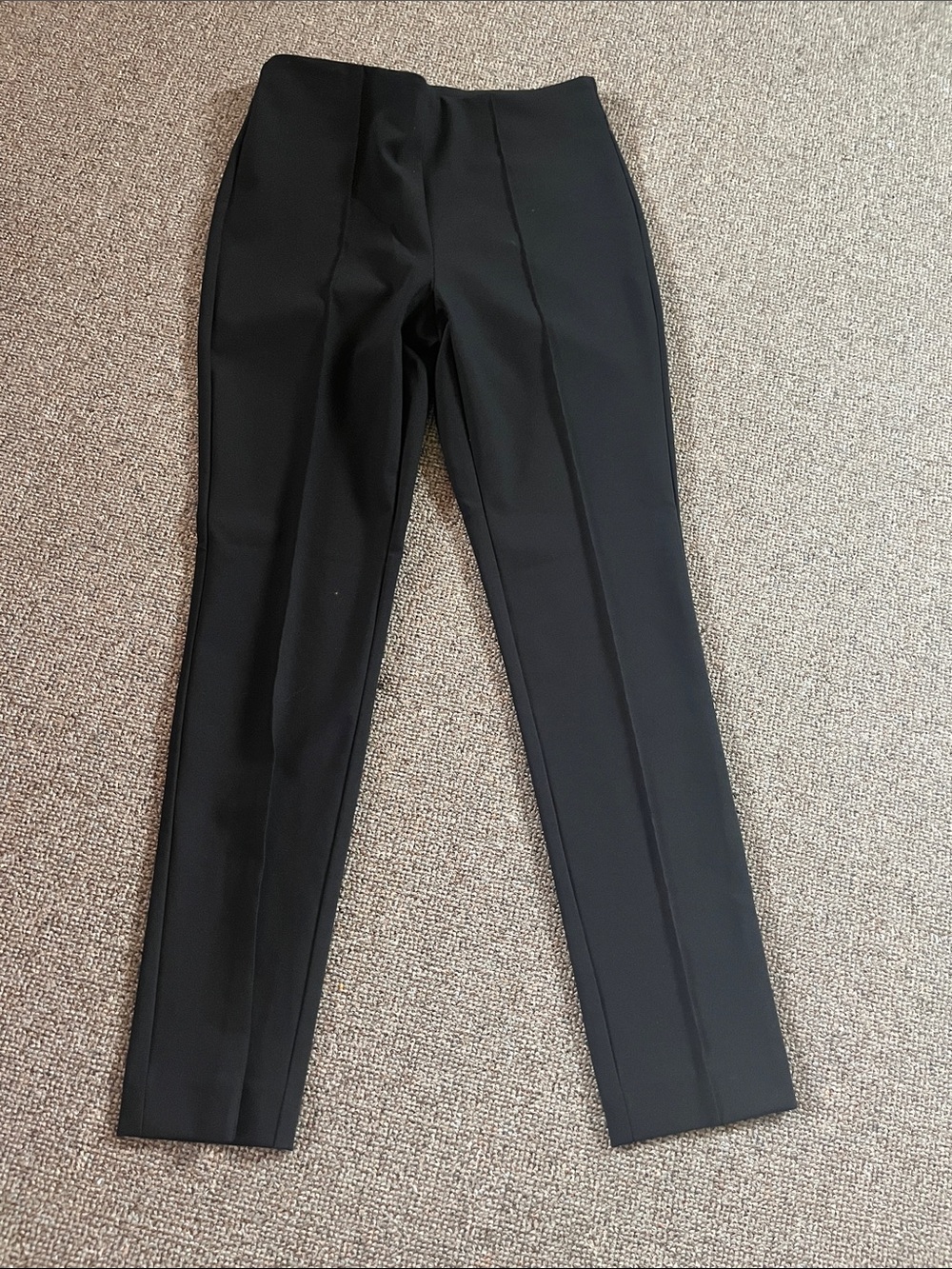 Rachel Zoe Black Tailored Crease Front Women's Pants